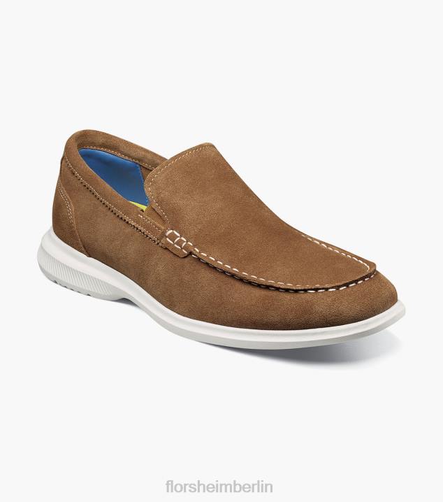 D2805 braunes Wildleder Schuhwerk Männer Florsheim Hamptons venezianische Mokassin mit Moc-Toe