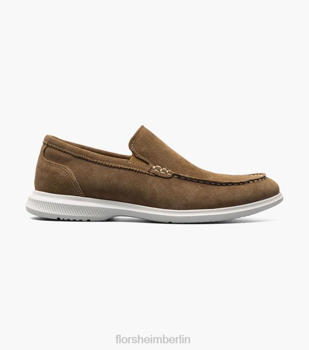 D2805 braunes Wildleder Schuhwerk Männer Florsheim Hamptons venezianische Mokassin mit Moc-Toe