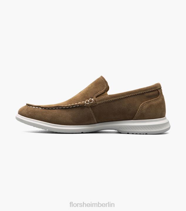 D2805 braunes Wildleder Schuhwerk Männer Florsheim Hamptons venezianische Mokassin mit Moc-Toe