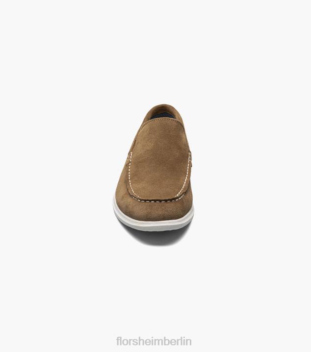 D2805 braunes Wildleder Schuhwerk Männer Florsheim Hamptons venezianische Mokassin mit Moc-Toe