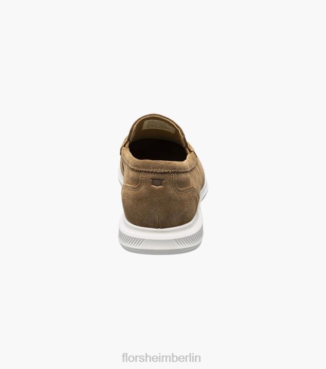 D2805 braunes Wildleder Schuhwerk Männer Florsheim Hamptons venezianische Mokassin mit Moc-Toe