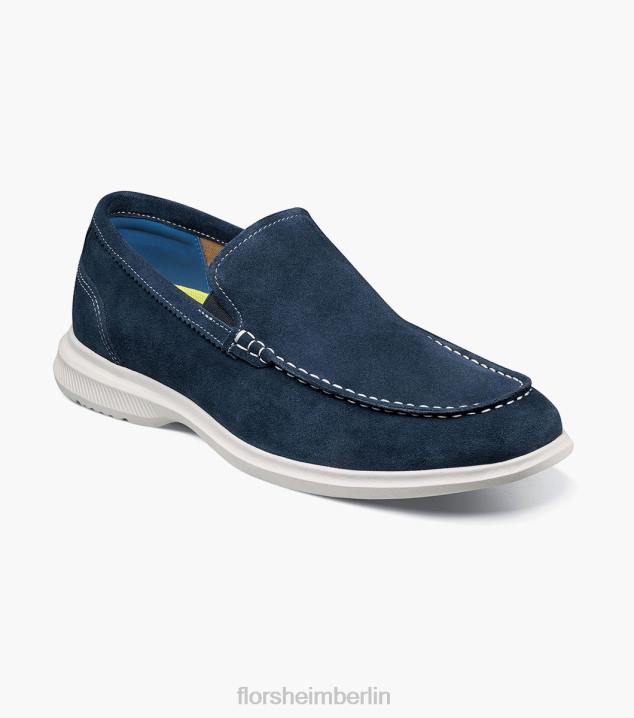 marineblaues Wildleder