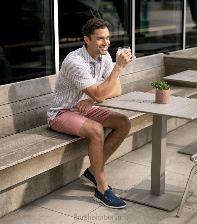 D2806 marineblaues Wildleder Schuhwerk Männer Florsheim Hamptons venezianische Mokassin mit Moc-Toe