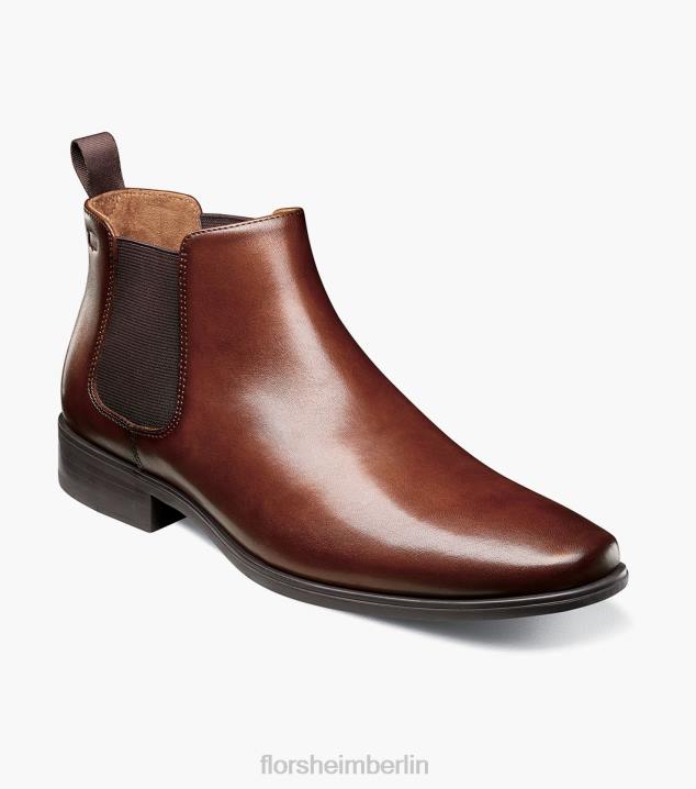 D280156 Cognac Schuhwerk Männer Florsheim Jackson Gore-Stiefel mit schlichter Zehenpartie