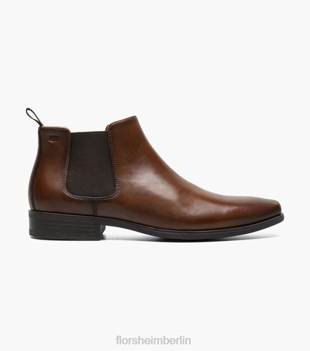 D280156 Cognac Schuhwerk Männer Florsheim Jackson Gore-Stiefel mit schlichter Zehenpartie