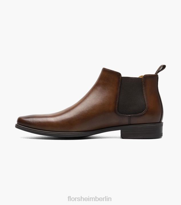 D280156 Cognac Schuhwerk Männer Florsheim Jackson Gore-Stiefel mit schlichter Zehenpartie