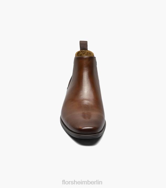 D280156 Cognac Schuhwerk Männer Florsheim Jackson Gore-Stiefel mit schlichter Zehenpartie