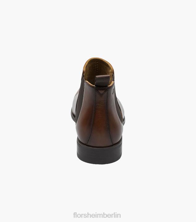 D280156 Cognac Schuhwerk Männer Florsheim Jackson Gore-Stiefel mit schlichter Zehenpartie