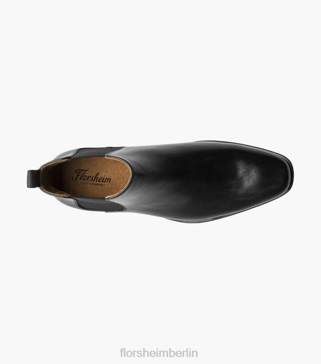 D280157 Schwarz Schuhwerk Männer Florsheim Jackson Gore-Stiefel mit schlichter Zehenpartie