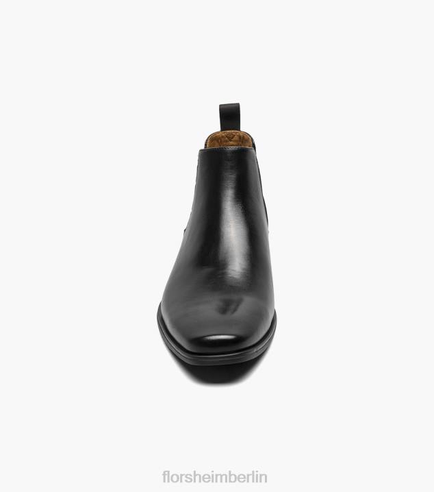 D280157 Schwarz Schuhwerk Männer Florsheim Jackson Gore-Stiefel mit schlichter Zehenpartie