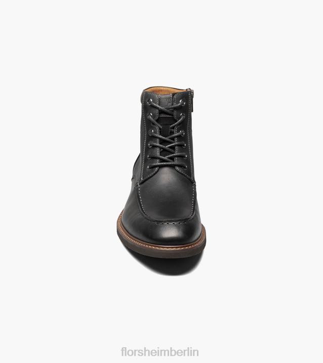D280166 schwarzes Ch Schuhwerk Männer Florsheim Chalet-Moc-Toe-Schnürstiefel