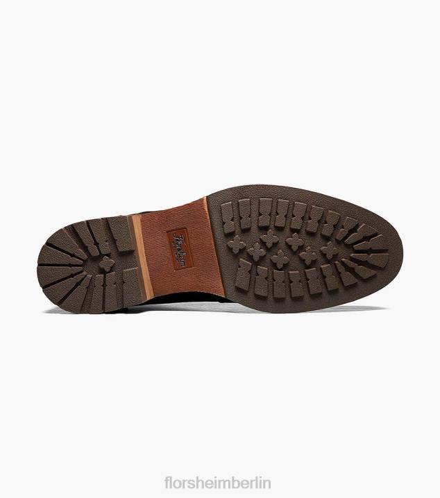 D280221 schwarzes Ch Schuhwerk Männer Florsheim Lodge-Chukka-Stiefel mit schlichter Zehenpartie