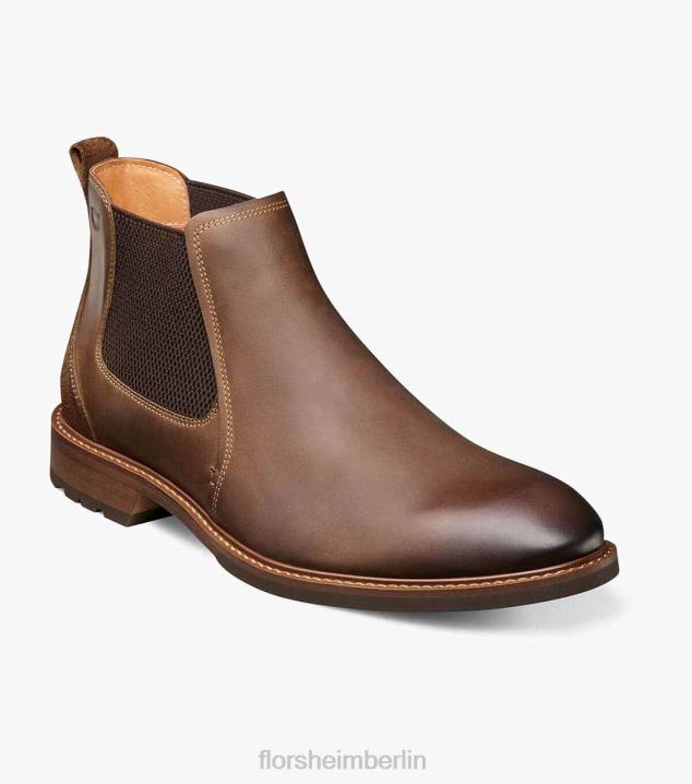 D280222 braunes Ch Schuhwerk Männer Florsheim Lodge Gore-Stiefel mit schlichter Zehenpartie