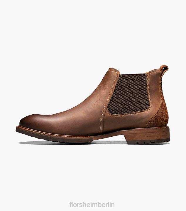 D280222 braunes Ch Schuhwerk Männer Florsheim Lodge Gore-Stiefel mit schlichter Zehenpartie