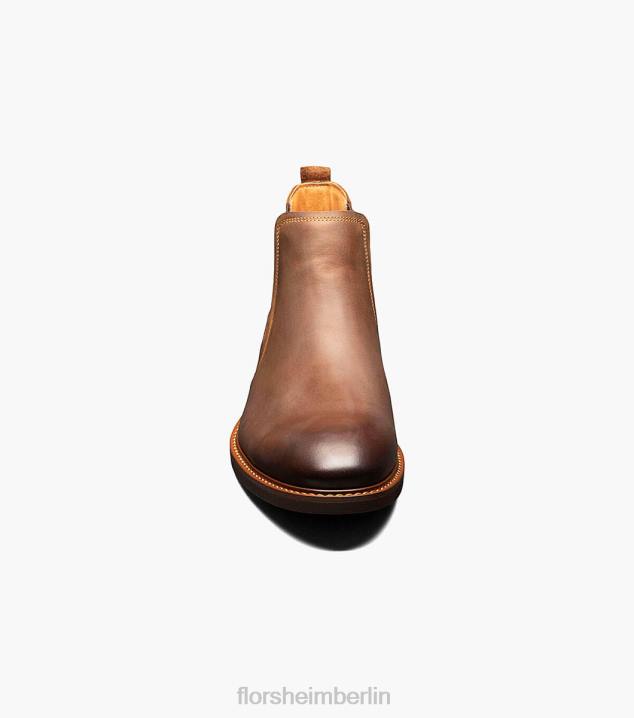 D280222 braunes Ch Schuhwerk Männer Florsheim Lodge Gore-Stiefel mit schlichter Zehenpartie