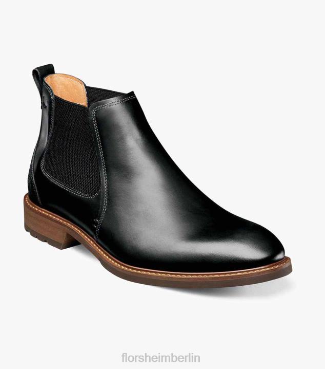 D280224 schwarzes Ch Schuhwerk Männer Florsheim Lodge Gore-Stiefel mit schlichter Zehenpartie