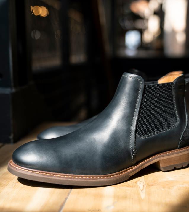 D280224 schwarzes Ch Schuhwerk Männer Florsheim Lodge Gore-Stiefel mit schlichter Zehenpartie