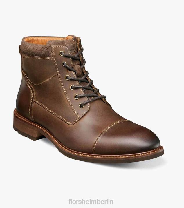 D280225 braunes Ch Schuhwerk Männer Florsheim Lodge-Schnürstiefel mit Kappenkappe