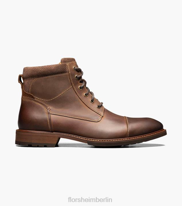 D280225 braunes Ch Schuhwerk Männer Florsheim Lodge-Schnürstiefel mit Kappenkappe