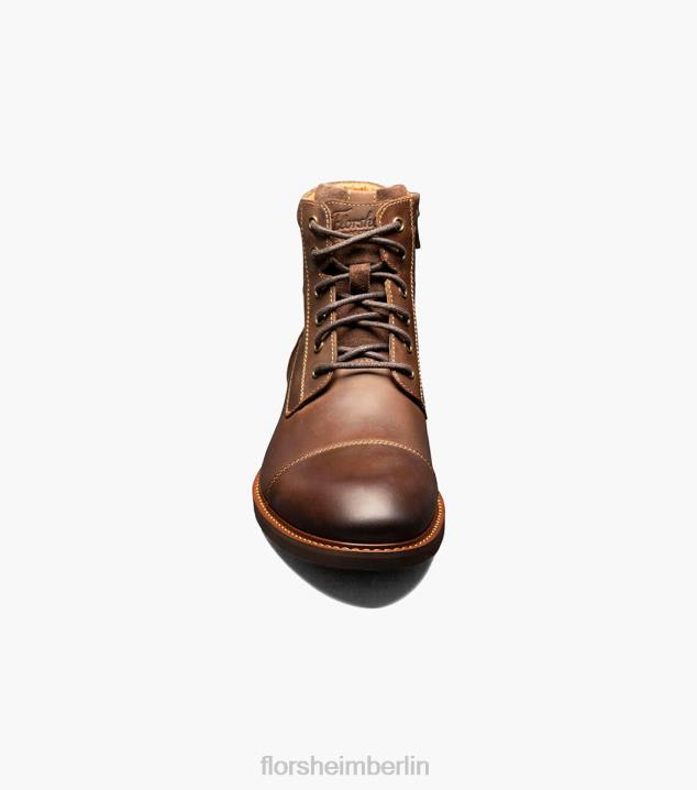D280225 braunes Ch Schuhwerk Männer Florsheim Lodge-Schnürstiefel mit Kappenkappe