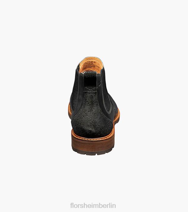 D280244 schwarzes Ch Schuhwerk Männer Florsheim Chalet Gore-Stiefel mit schlichter Zehenpartie