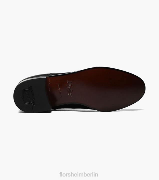 D280246 Schwarz Schuhwerk Männer Florsheim Duke Bike Toe Reißverschlussstiefel
