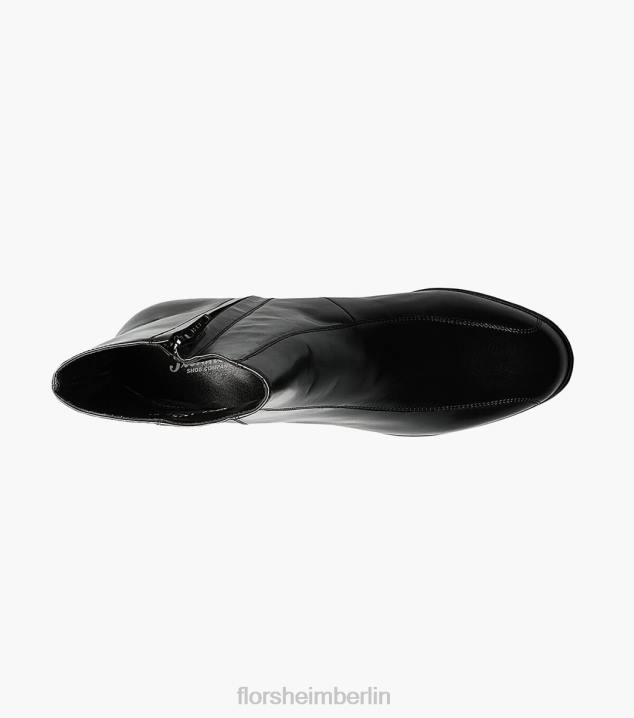 D280246 Schwarz Schuhwerk Männer Florsheim Duke Bike Toe Reißverschlussstiefel