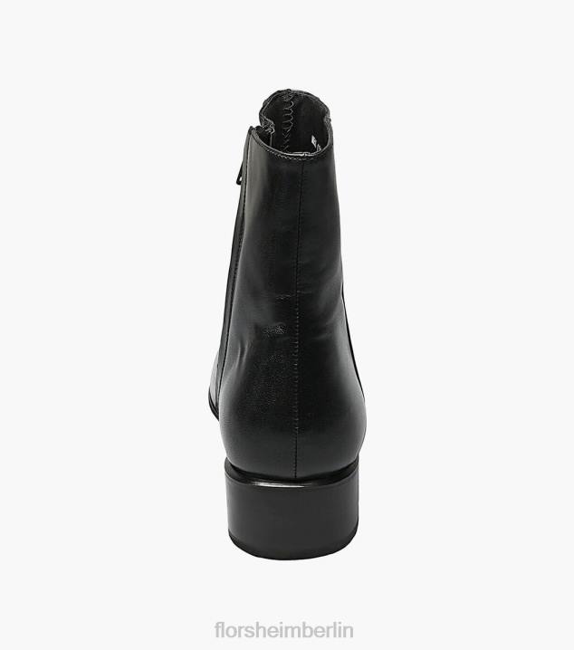 D280246 Schwarz Schuhwerk Männer Florsheim Duke Bike Toe Reißverschlussstiefel
