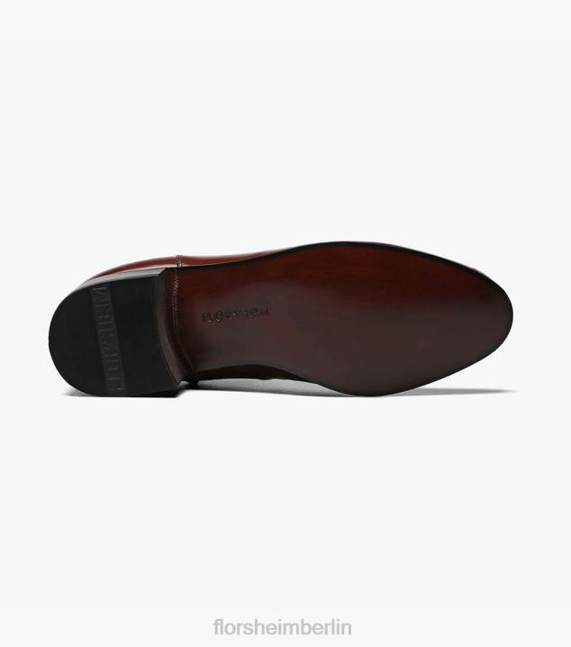 D280247 Cognac Schuhwerk Männer Florsheim Duke Bike Toe Reißverschlussstiefel