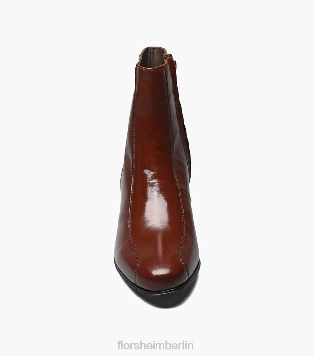 D280247 Cognac Schuhwerk Männer Florsheim Duke Bike Toe Reißverschlussstiefel