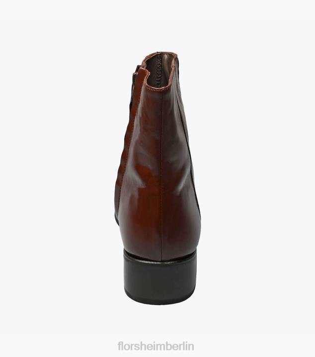 D280247 Cognac Schuhwerk Männer Florsheim Duke Bike Toe Reißverschlussstiefel