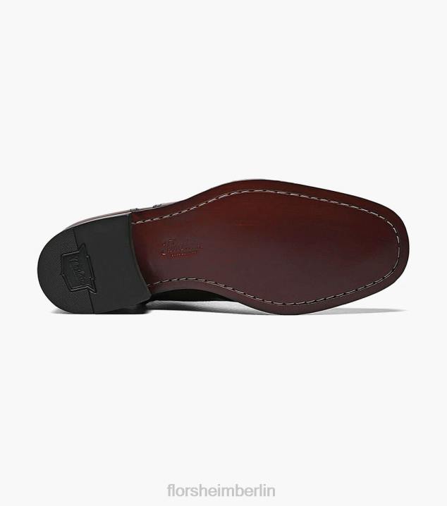 D280260 Schwarzkirsche Schuhwerk Männer Florsheim Essex Moc-Toe-Reißverschlussstiefel