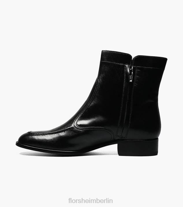 D280261 Schwarz Schuhwerk Männer Florsheim Essex Moc-Toe-Reißverschlussstiefel