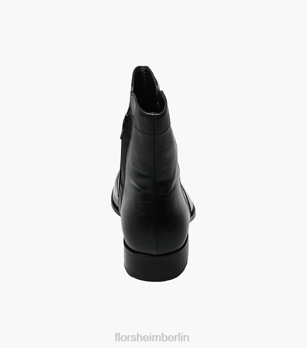 D280261 Schwarz Schuhwerk Männer Florsheim Essex Moc-Toe-Reißverschlussstiefel