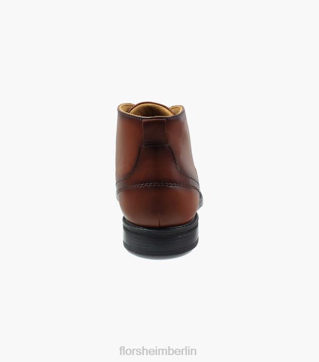 D280288 Cognac Schuhwerk Männer Florsheim Medfield Chukka-Stiefel mit schlichter Zehenpartie