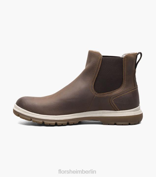 D280304 braunes Ch Schuhwerk Männer Florsheim Lookout Gore-Stiefel mit schlichter Zehenpartie