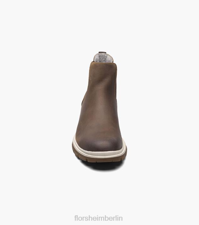 D280304 braunes Ch Schuhwerk Männer Florsheim Lookout Gore-Stiefel mit schlichter Zehenpartie