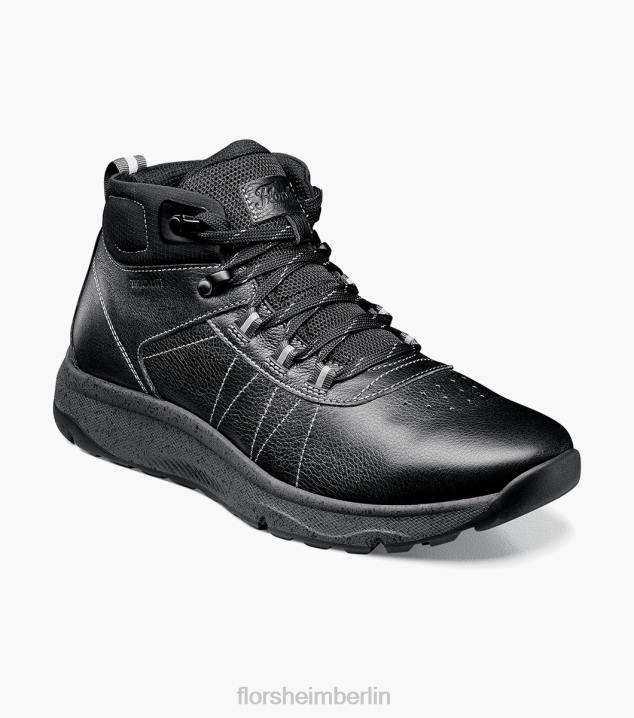 D280317 schwarz getrommelt Schuhwerk Männer Florsheim Tread Lite 2 Wanderstiefel mit schlichter Zehenpartie