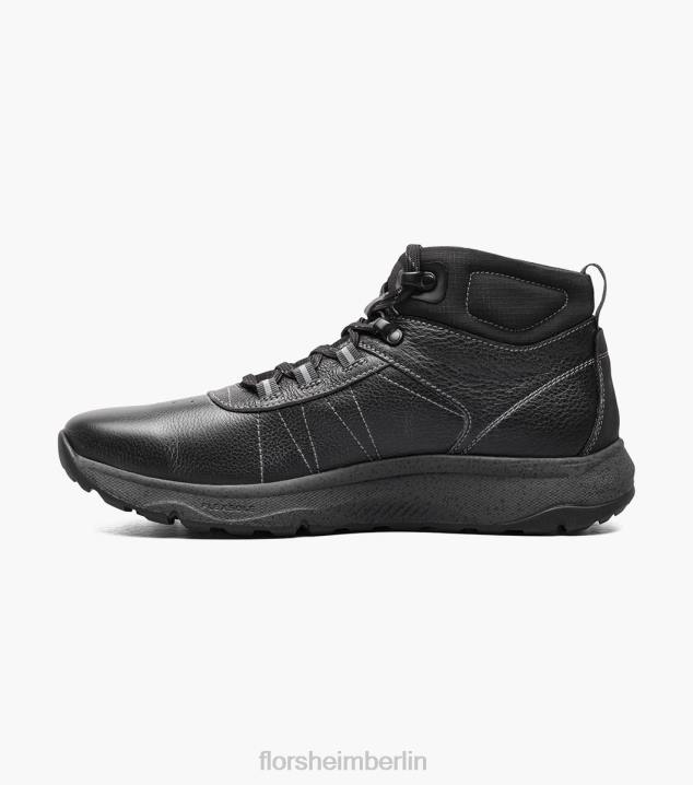 D280317 schwarz getrommelt Schuhwerk Männer Florsheim Tread Lite 2 Wanderstiefel mit schlichter Zehenpartie