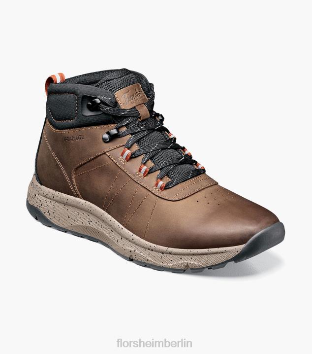 D280318 braunes Ch Schuhwerk Männer Florsheim Tread Lite 2 Wanderstiefel mit schlichter Zehenpartie
