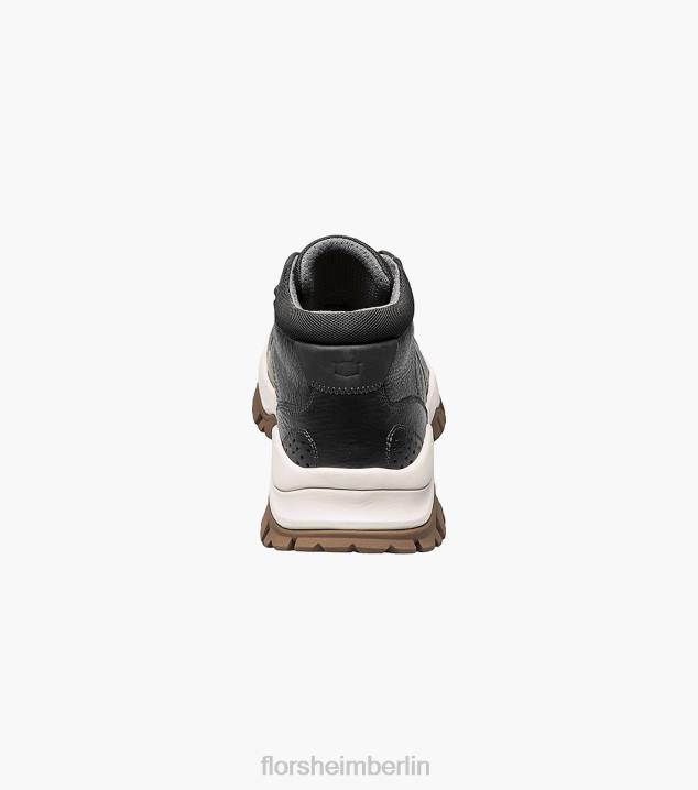 D280338 schwarz getrommelt Schuhwerk Männer Florsheim Xplor Moc Toe Wanderstiefel