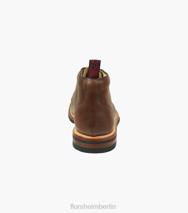 D280391 braun Schuhwerk Männer Florsheim Foundry-Chukka-Stiefel mit schlichter Zehenpartie