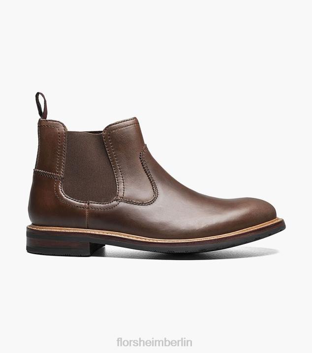 D280394 braun Schuhwerk Männer Florsheim Foundry Gore-Stiefel mit schlichter Zehenpartie