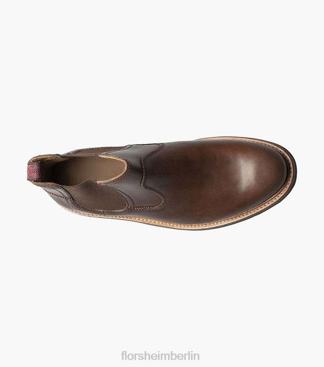 D280394 braun Schuhwerk Männer Florsheim Foundry Gore-Stiefel mit schlichter Zehenpartie