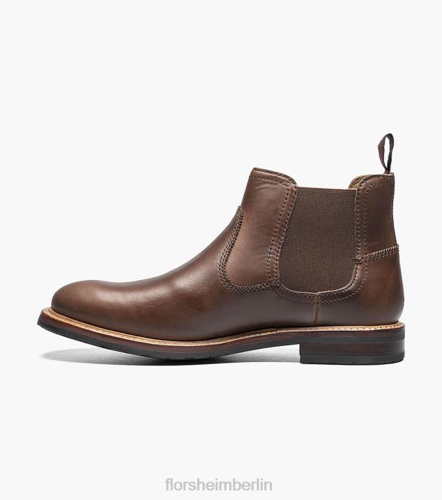 D280394 braun Schuhwerk Männer Florsheim Foundry Gore-Stiefel mit schlichter Zehenpartie