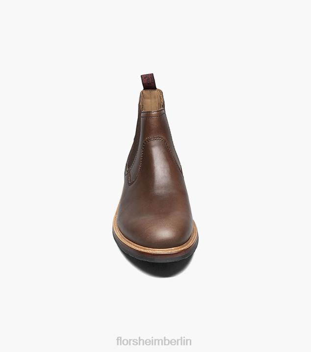 D280394 braun Schuhwerk Männer Florsheim Foundry Gore-Stiefel mit schlichter Zehenpartie