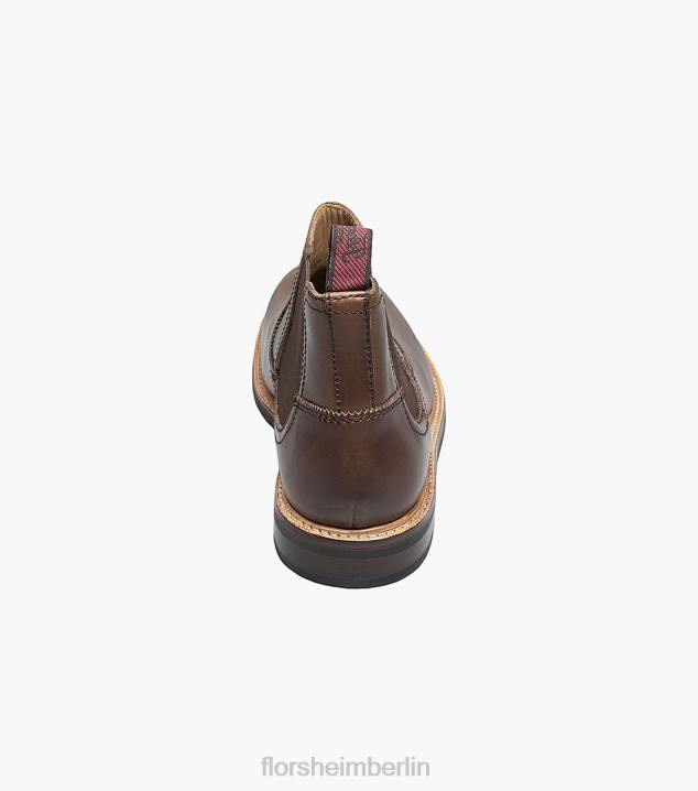 D280394 braun Schuhwerk Männer Florsheim Foundry Gore-Stiefel mit schlichter Zehenpartie