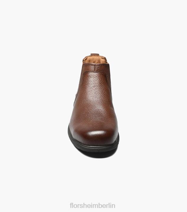 D280416 braun Schuhwerk Männer Florsheim Loedin Work Gore-Stiefel mit Stahlkappe und schlichter Zehenpartie