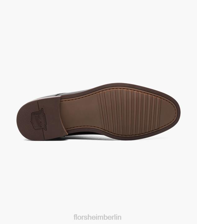 D28057 Schwarz Schuhwerk Männer Florsheim Rucci-Chukka-Stiefel mit schlichter Zehenpartie
