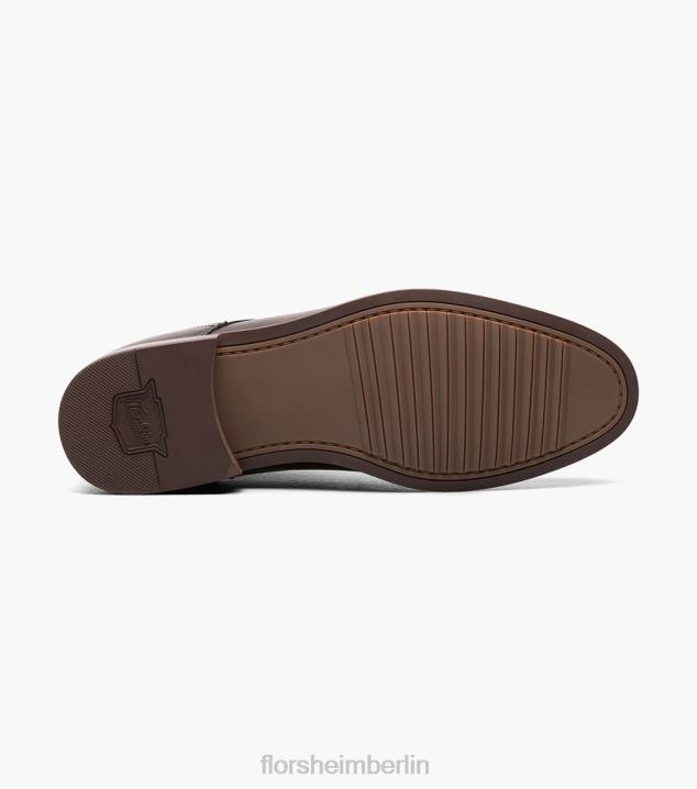 D28058 braun Schuhwerk Männer Florsheim Rucci-Chukka-Stiefel mit schlichter Zehenpartie